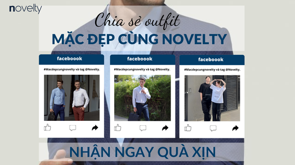 🌟 Cuộc Thi chia sẻ outfit mặc đẹp cùng Novelty! 🌟