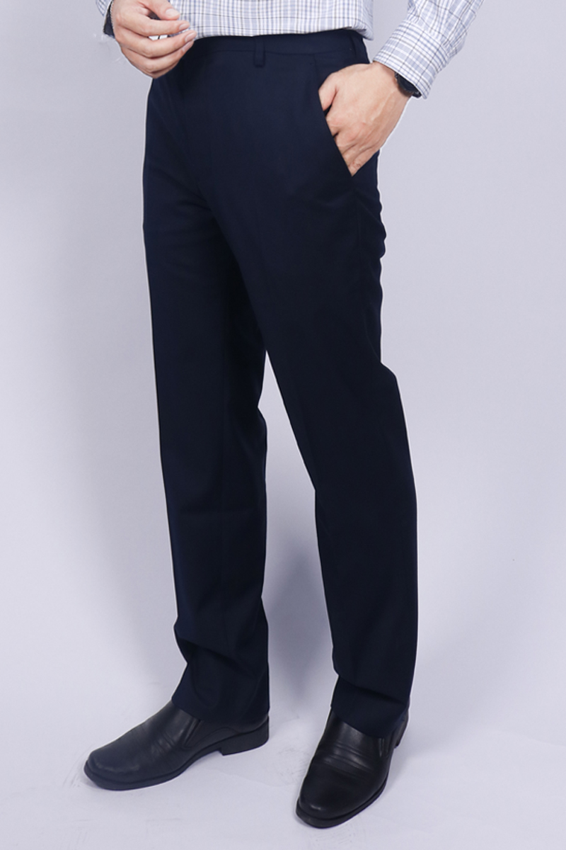 Quần tây nam Novelty Regular fit 0Ply màu đen NQTMMDMT3R2403840