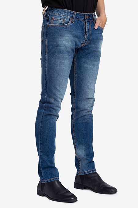 Quần Jeans nam Novelty Xanh đen NQJMMTNCSI1701160