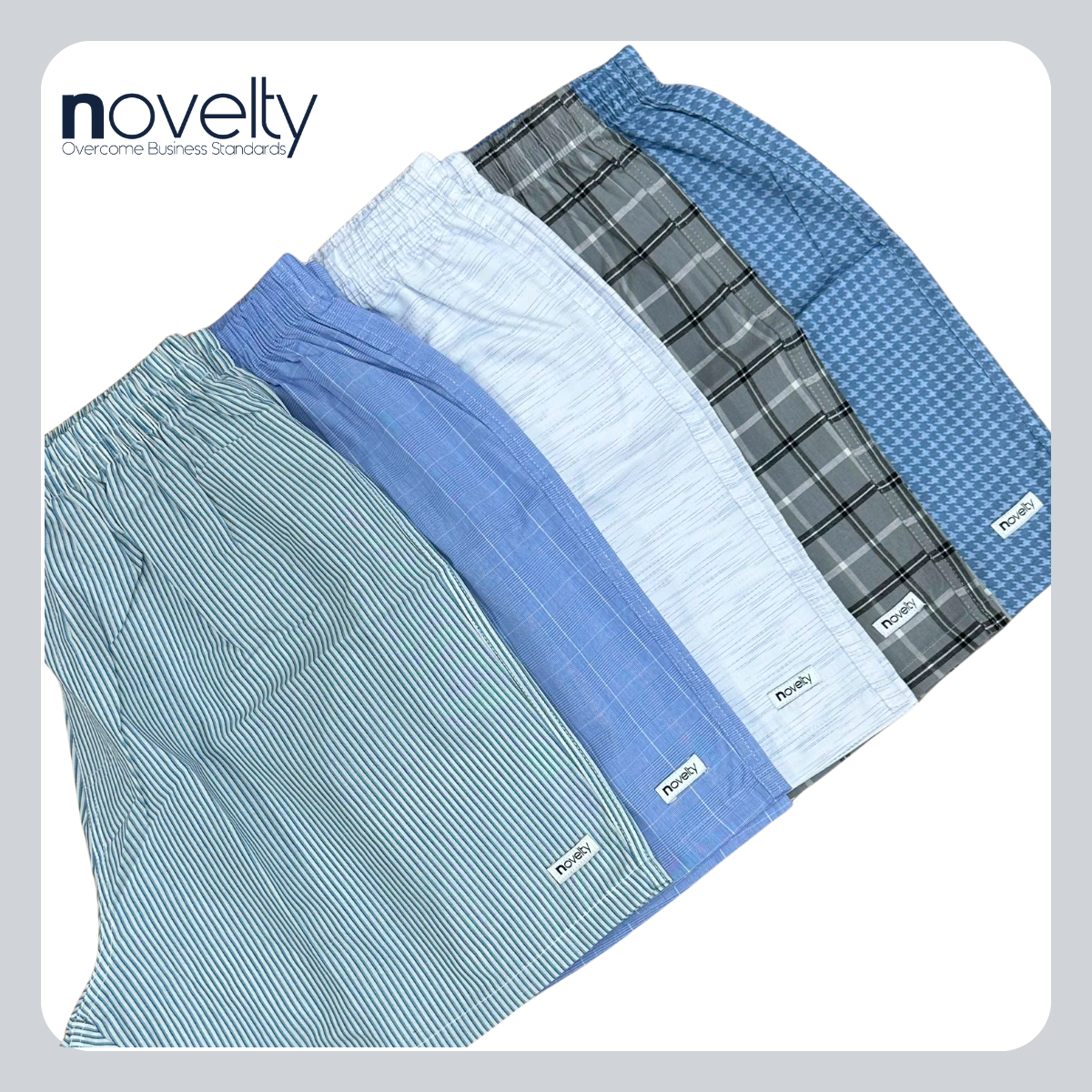 QUẦN ĐÙI NAM NOVELTY CLASSIC PHỐI MÀU NQDMPMMCVC250814S