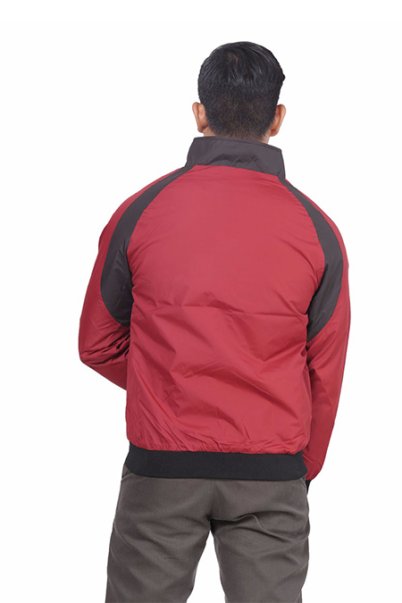 Áo Jacket nam Novelty 02 lớp màu đỏ phối sọc 1705352