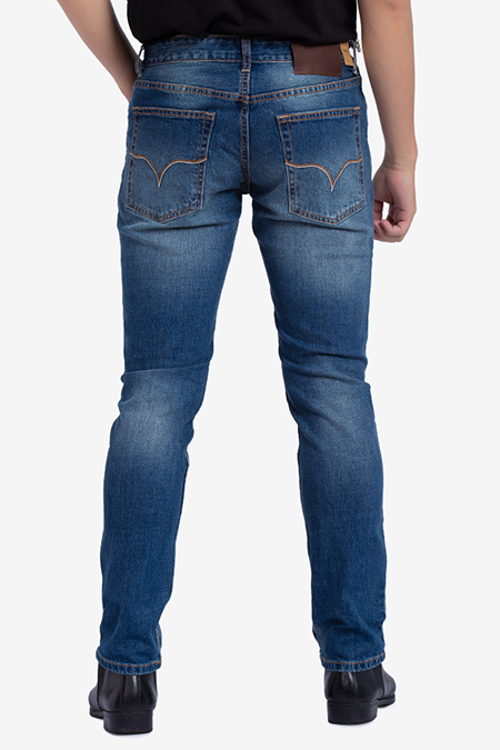 Quần Jeans nam Novelty Xanh đen NQJMMTNCSI1701160
