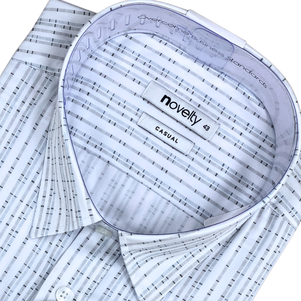 Áo sơ mi nam ngắn tay Novelty Casual Hoa văn NSMMINMSPB240461N