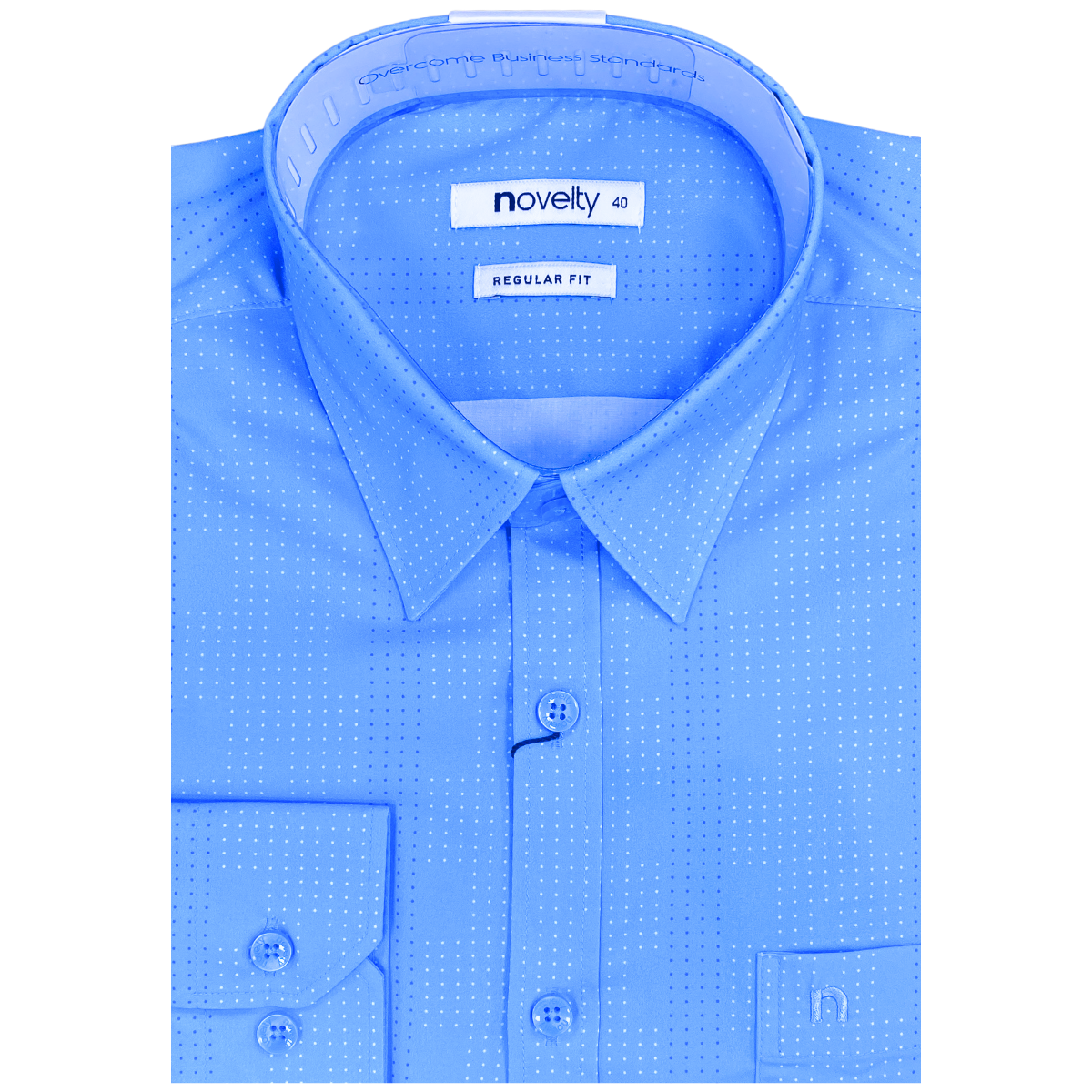 Áo sơ mi nam dài tay Novelty Regular fit Hoa văn NSMMINMMSR240573D