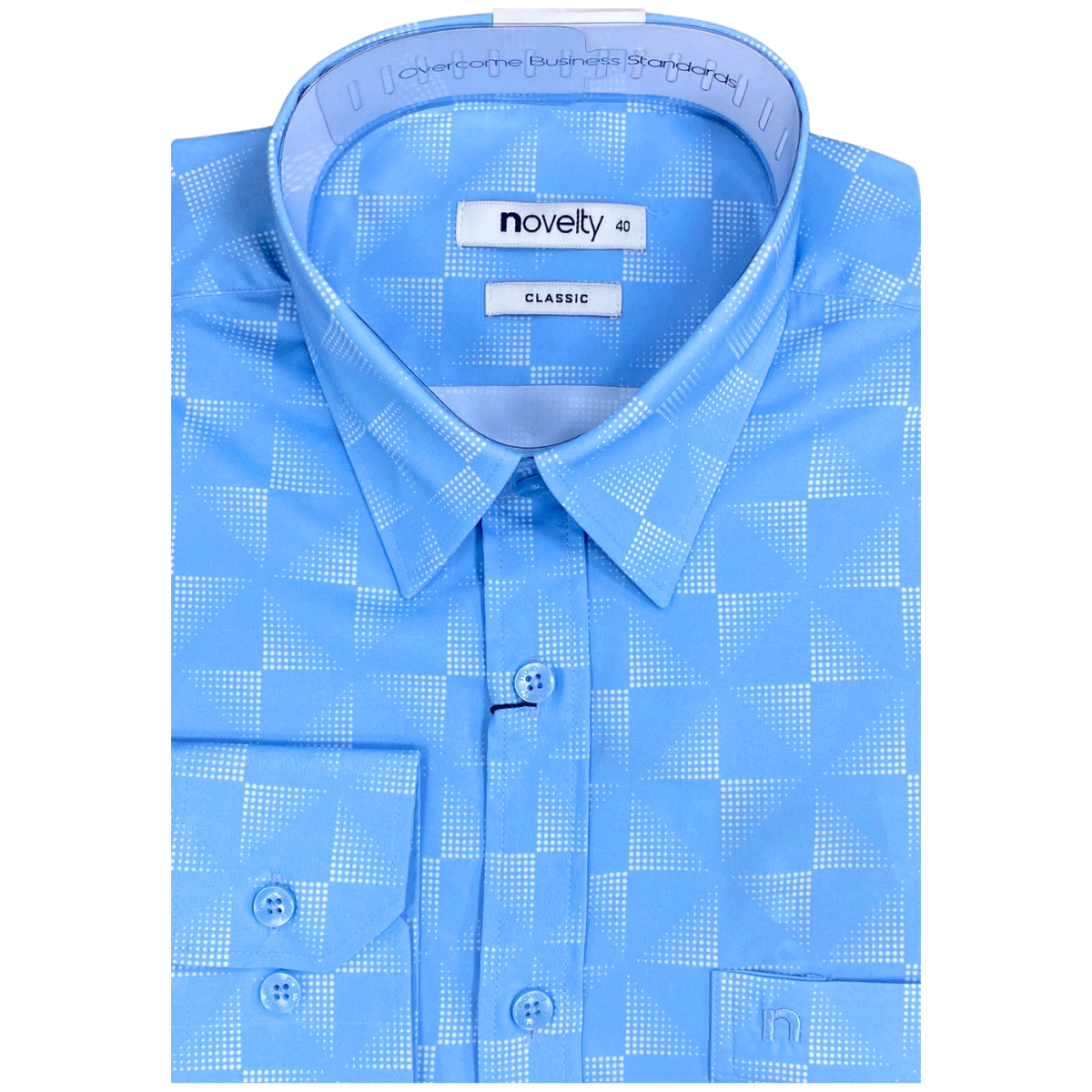 Áo sơ mi nam dài tay Novelty Regular fit Hoa văn NSMMINMMSC240574D