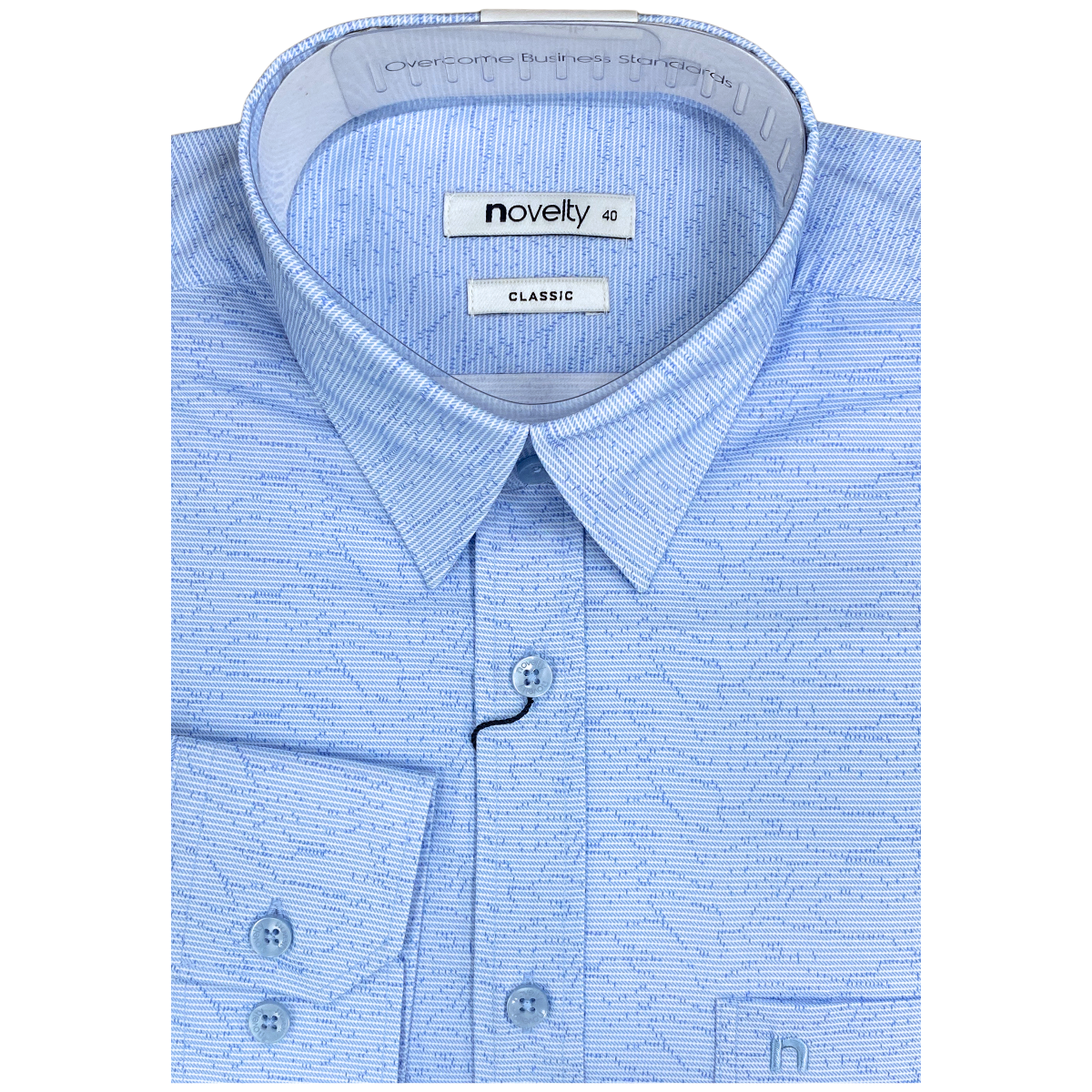 Áo sơ mi nam dài tay Novelty Classic Hoa văn NSMMINMMSC240575D