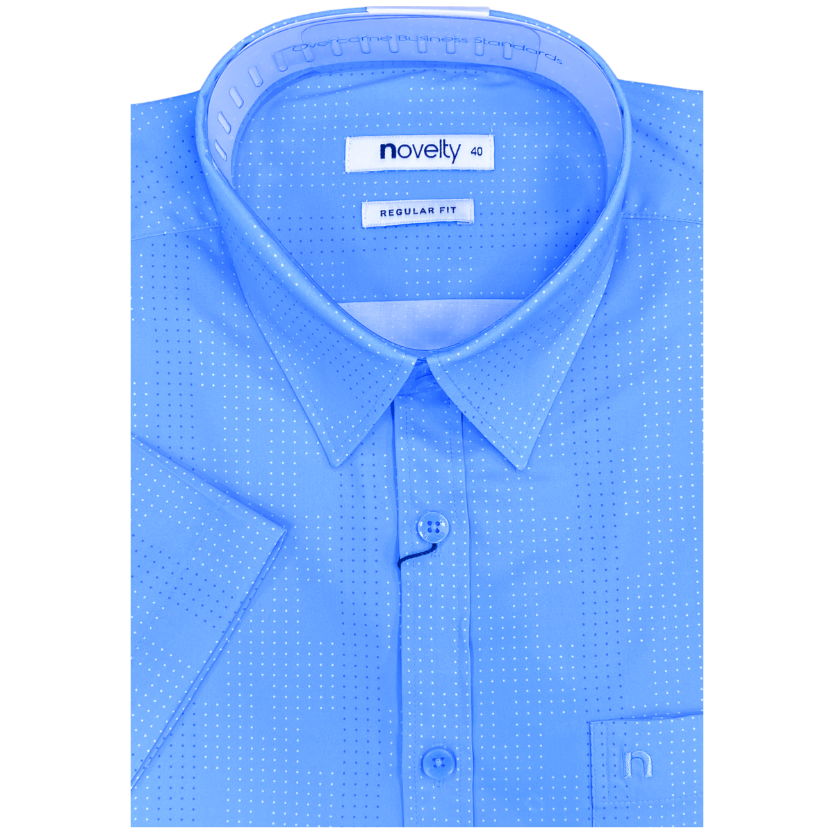 Áo sơ mi nam ngắn tay Novelty Regular fit Hoa văn NSMMINMMSR240582N