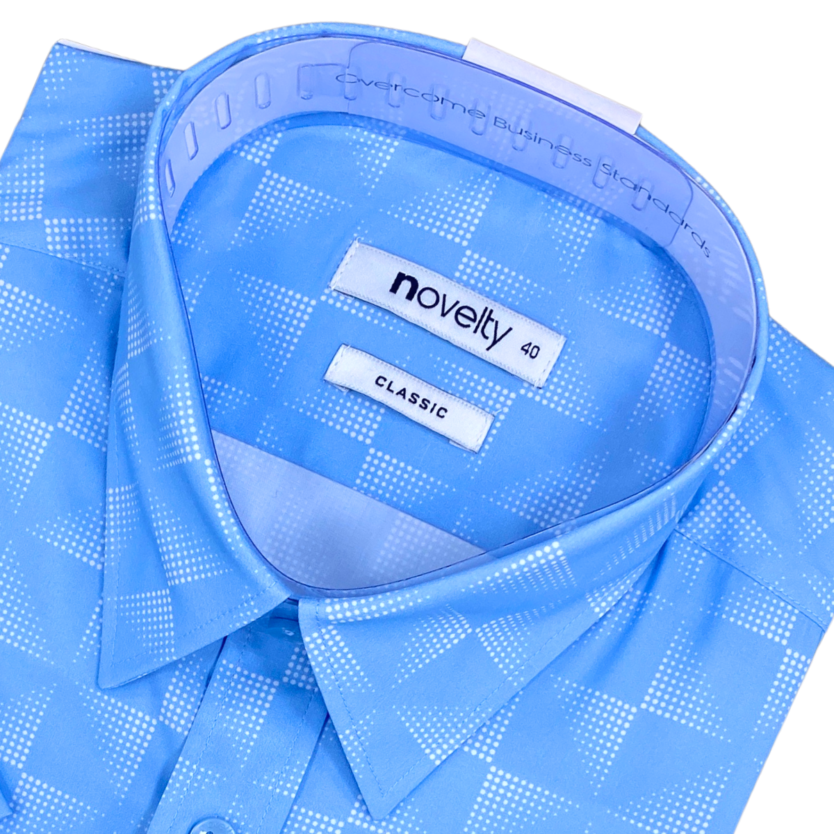 Áo sơ mi nam ngắn tay Novelty Classic Hoa văn NSMMINMMSC240583N