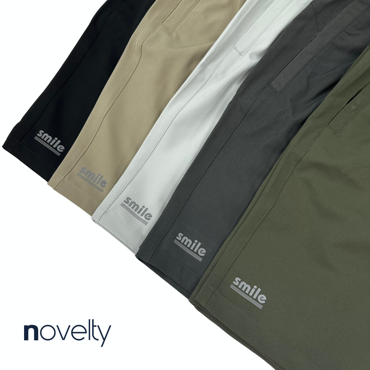 QUẦN SHORT THỂ THAO NAM NOVELTY REGULAR FIT XANH ĐEN NSHMMDMPSR250432N