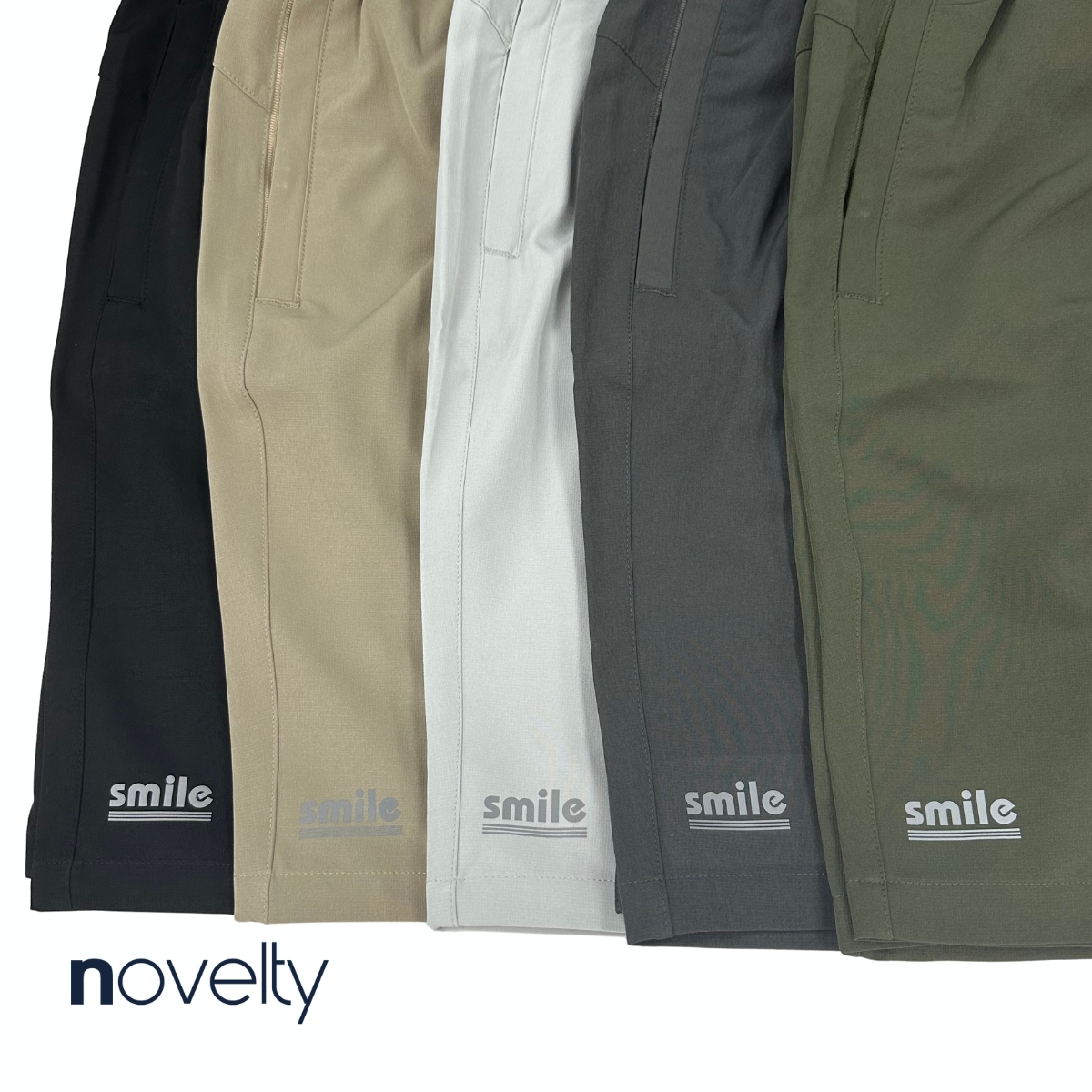 QUẦN SHORT THỂ THAO NAM NOVELTY REGULAR FIT XÁM NHẠT NSHMMNMPSR250436N
