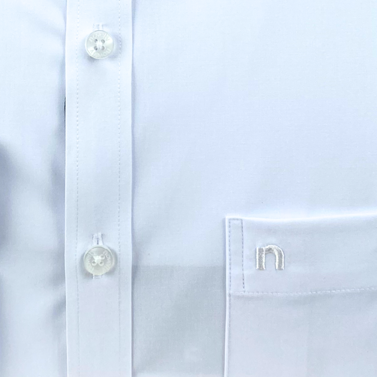 ÁO SƠ MI TRẮNG NGẮN TAY NOVELTY REGULAR FIT MODAL NSMMMWMT3R250409N