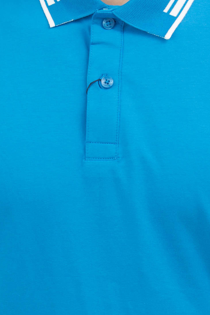 Áo Polo nam Novelty Regular fit màu xanh da trời đậm NATMMTMCSR180020N