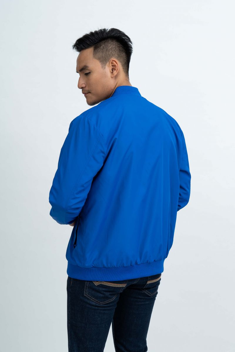 Áo Jacket nam Novelty 02 lớp màu xanh Coban 1806502