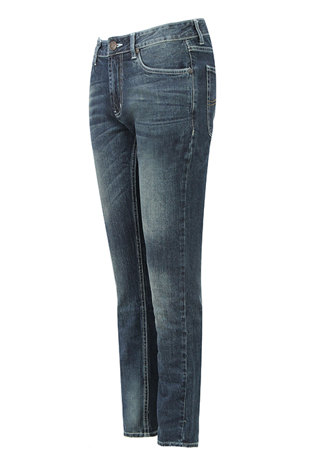 Quần Jeans dài nam Novelty Slim Straight màu xanh NQJMMTNCSI1701220