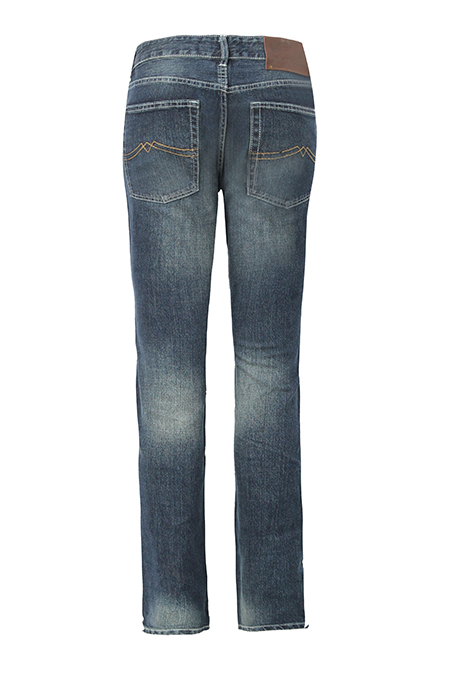 Quần Jeans dài nam Novelty Slim Straight màu xanh NQJMMTNCSI1701220