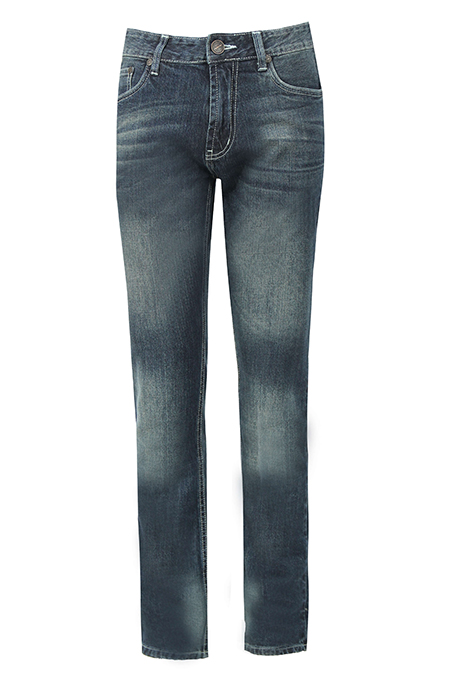 Quần Jeans dài NQJMMTNCSI1701220 wash màu xanh Jeans