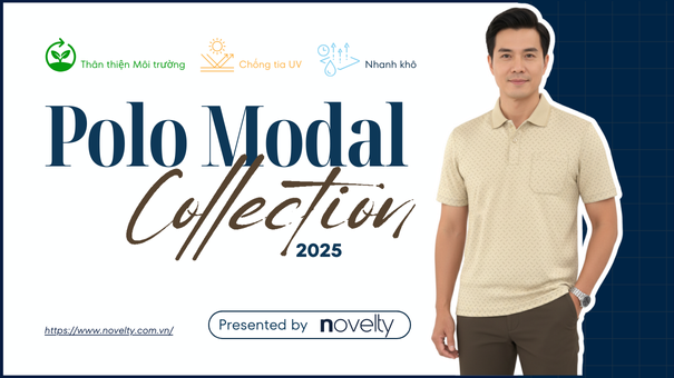 ÁO THUN POLO MODAL 2025- PHIÊN BẢN NÂNG CẤP TÍNH NĂNG TIỆN ÍCH CHO QUÝ ÔNG HIỆN ĐẠI