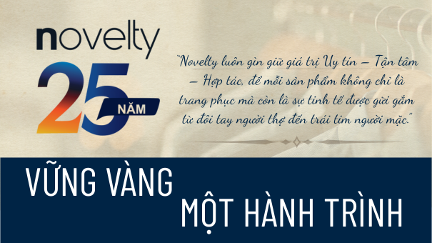 NOVELTY – TỪ NHỮNG CHIẾC ÁO ĐẦU TIÊN ĐẾN 25 NĂM TIN YÊU!