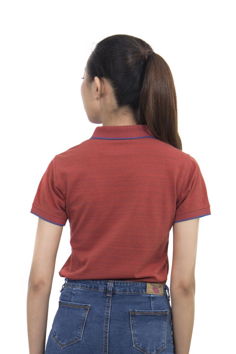 Combo Couple Áo polo nam - nữ màu đỏ 191210N - 200052N