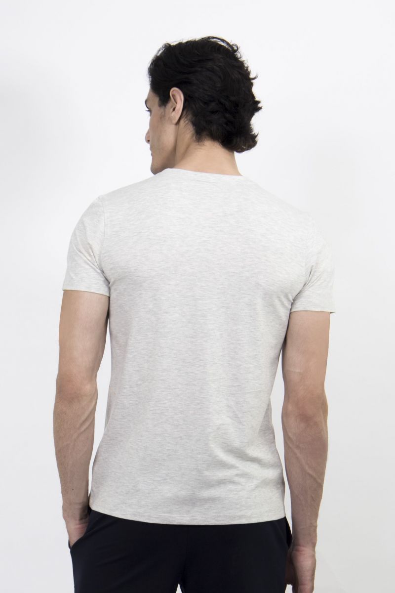 Combo Couple Áo T-shirt cổ tròn nam - nữ màu trắng 200005N - 200066N