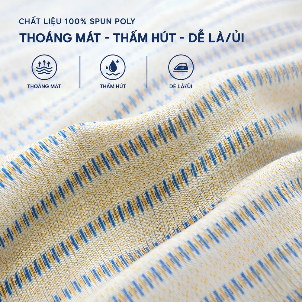 ÁO POLO NAM NOVELTY REGULAR FIT SPUN POLY HOA VĂN NATMINMPLR261177N