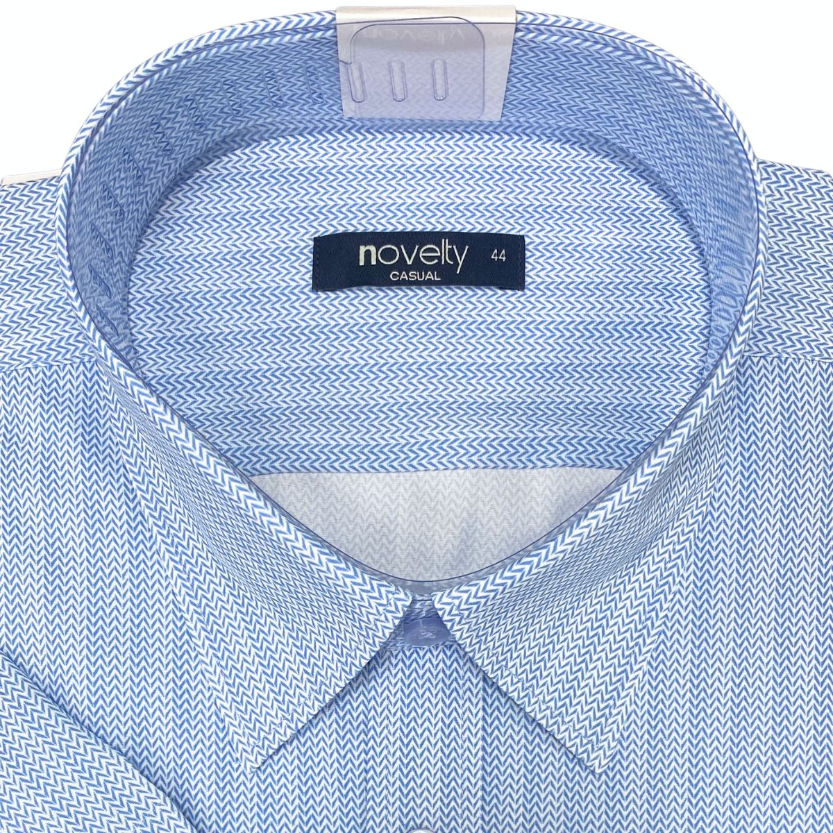 ÁO SƠ MI NAM NGẮN TAY NOVELTY CASUAL SPUN HOA VĂN XANH DƯƠNG NSMMINMSPB261192N
