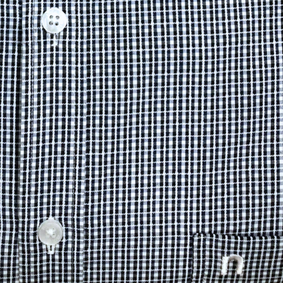 ÁO SƠ MI NAM NGẮN TAY NOVELTY CLASSIC RECYCLED T/C SỌC ĐEN NSMMSNMRCC260884N