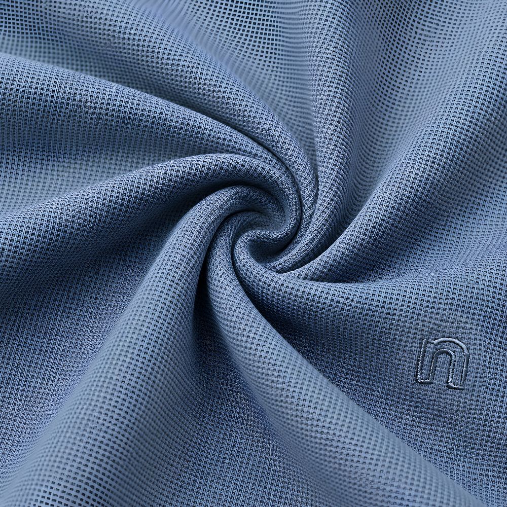 ÁO POLO NAM NOVELTY REGULAR FIT VÂN ÁO WAFFLE TRƠN MÀU XANH NATMMDMPSR261329N