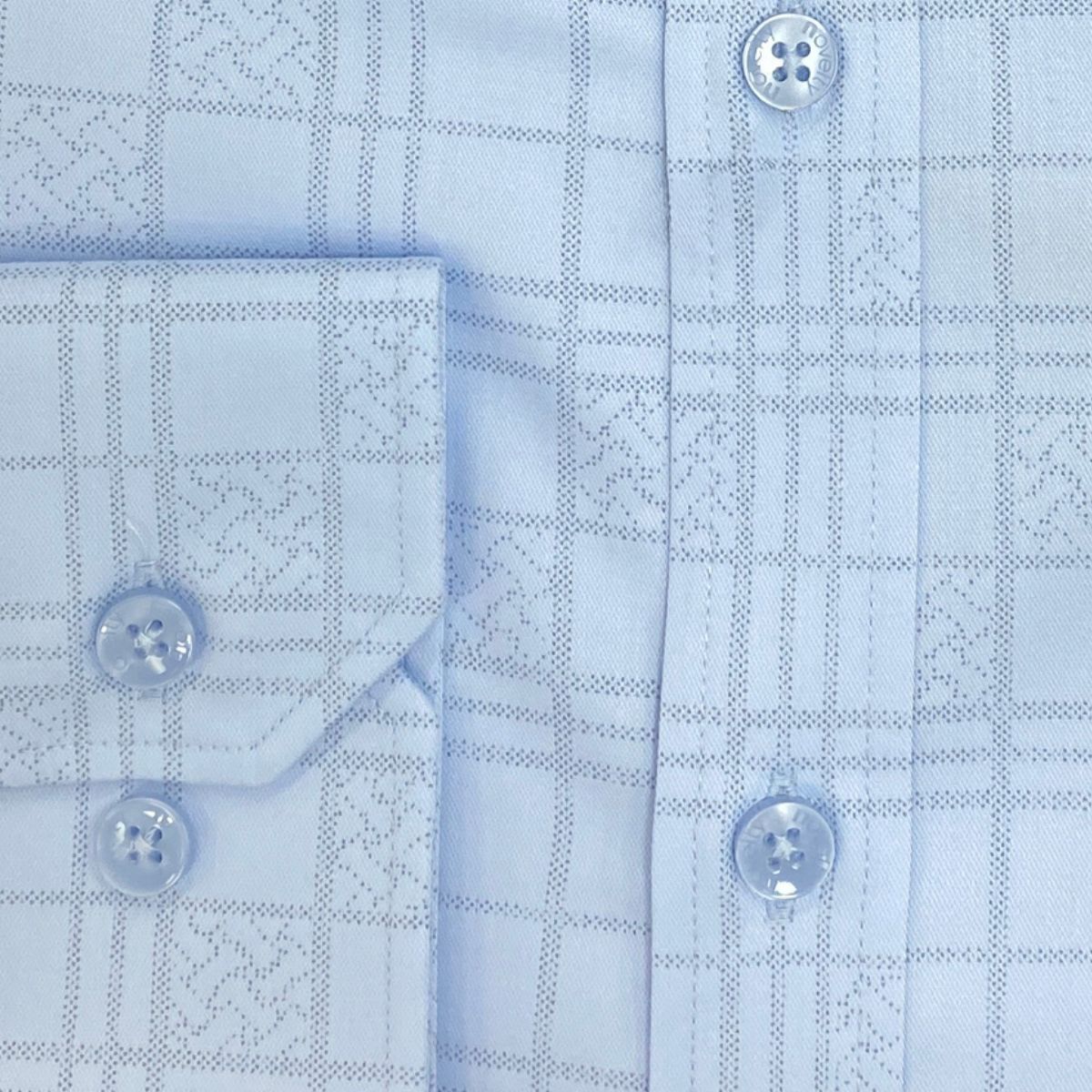 ÁO SƠ MI NAM DÀI TAY NOVELTY CLASSIC BAMBOO CARO XANH NSMMCTMT3C260868D