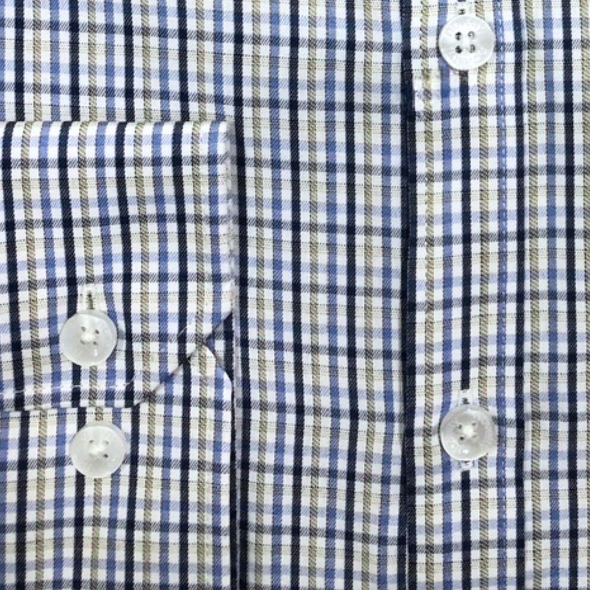 ÁO SƠ MI NAM DÀI TAY NOVELTY REGULAR FIT RECYCLED T/C SỌC NHỎ NSMMSNMRCR250825D