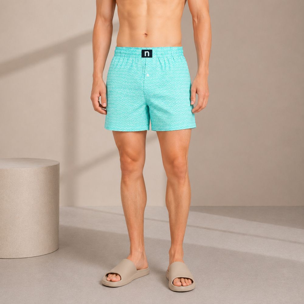QUẦN ĐÙI NAM DÁNG BOXER NOVELTY CASUAL MÀU NGẪU NHIÊN- HỌA TIẾT ĐA DẠNG TRẺ TRUNG NQDMMDMCTB261239V