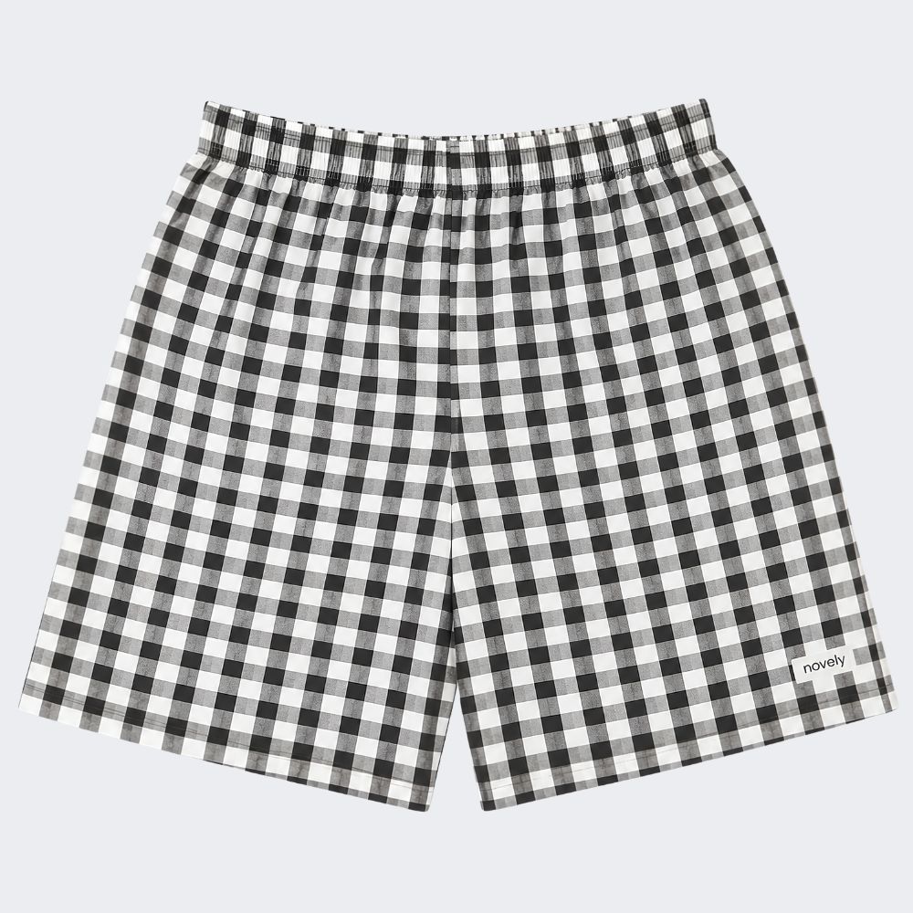 QUẦN ĐÙI NAM NOVELTY CASUAL MÀU NGẪU NHIÊN- HỌA TIẾT CARO NQDMCNMCTB261130C
