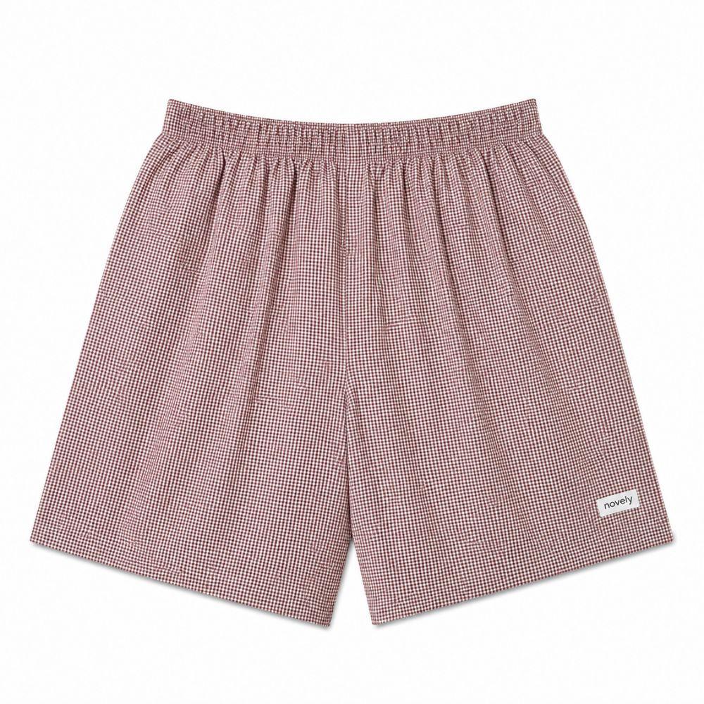 QUẦN ĐÙI NAM NOVELTY CASUAL MÀU NGẪU NHIÊN- HỌA TIẾT CARO NQDMCNMCTB261130C