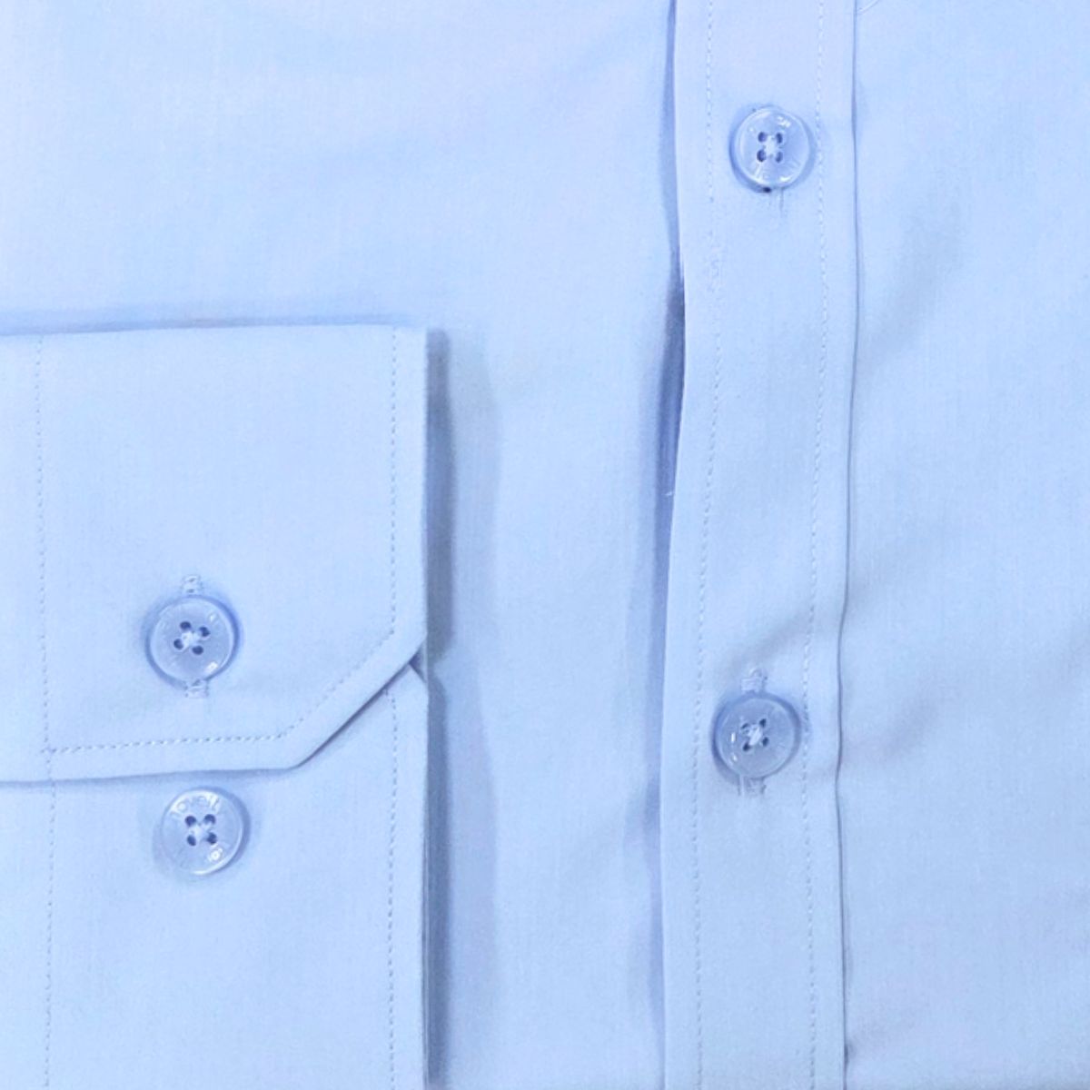 ÁO SƠ MI NAM DÀI TAY NOVELTY REGULAR FIT SPUN TRƠN MÀU XANH NHẠT NSMMMWMT2R250517D