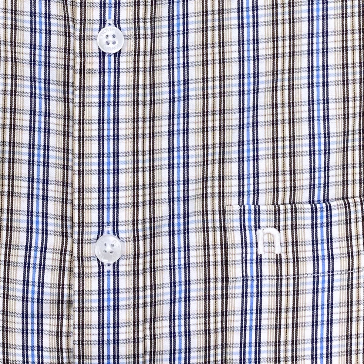 ÁO SƠ MI NAM NGẮN TAY NOVELTY CLASSIC RECYCLED T/C SỌC NHỎ NSMMSNMRCC250804N