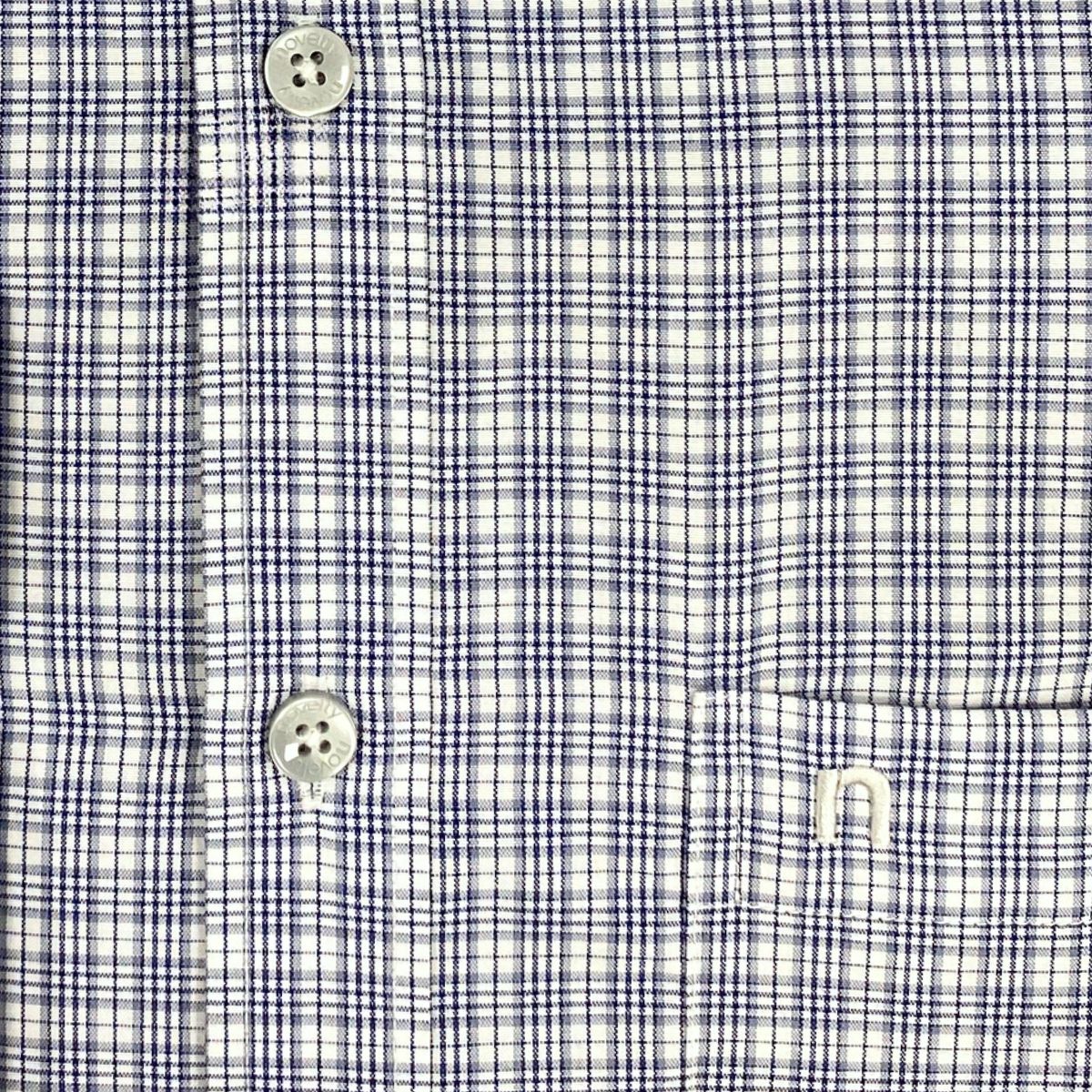 ÁO SƠ MI NAM DÀI TAY NOVELTY CLASSIC T/C CARO XANH XÁM NSMMCTMTCC250463D